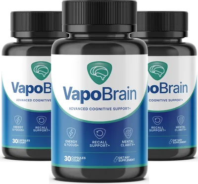 Three VapoBrain bottles